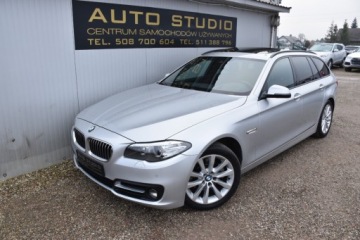 BMW Seria 5 F10-F11 Touring 520d 190KM 2014 BMW Seria 5 Head-Up Wirtual-Licznik NaviKameraSkoraPamiecPanoramaX Drive, zdjęcie 31