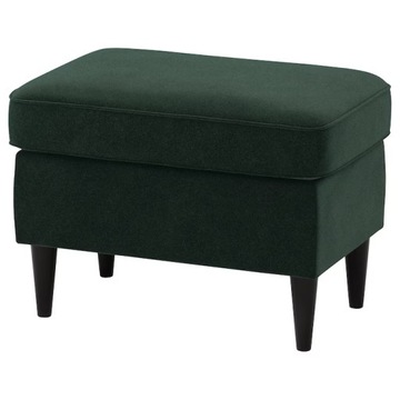 IKEA STRANDMON podnóżek pufa CIEMNOZIELONY