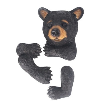 Simulation Black Bear Tree Hugger Creative Bear