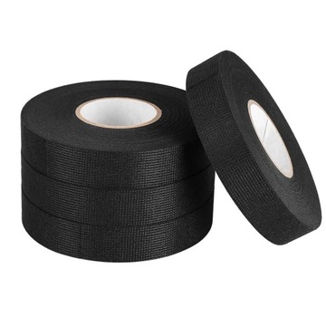 TAŚMA IZOLACYJNA MATERIAŁOWA SAMOCHODOWA TAŚMY 19MM×25M 4SZT
