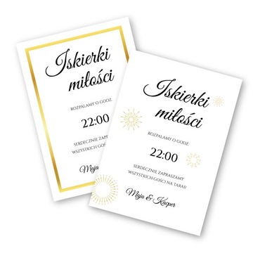 ISKIERKI MIŁOŚCI ZŁOCONE WESELE ŚLUB