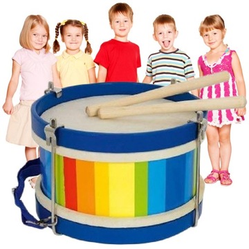 ZABAWKI dla Dzieci BĘBENEK Kolorowy do ZABAWY