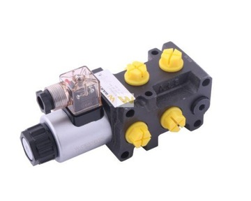 Dzielnik, zawór, elektrozawór kierunkowy elektromagnetyczny kontroli W-E38D