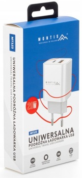 БЫСТРОЕ СЕТЕВОЕ ЗАРЯДНОЕ УСТРОЙСТВО ДЛЯ ТЕЛЕФОНА МОЩНОЕ 3A PD QC 3.0 USB A + USB C