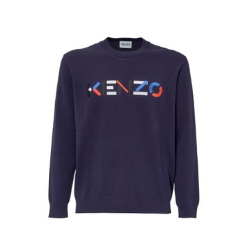 Kenzo sweter niebieski rozmiar M