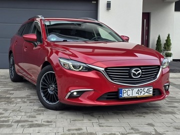 Mazda 6 III Kombi 2.0 SKYACTIV-G 145KM 2015 Mazda 6 śliczna *tylko 144 tys km* BEZWYPADKOWA*, zdjęcie 1