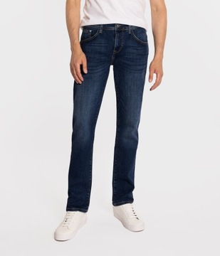 Spodnie Jeansowe Męskie Granatowe Texasy Dżinsy BIG MORE JEANS N24 W32 L30