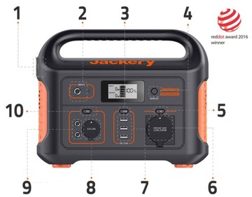 ПОРТАТИВНАЯ ЭЛЕКТРОСТАНЦИЯ JACKERY EXPLORER 500EU