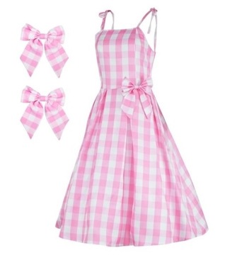 STRÓJ PRZEBRANIE SUKIENKA BARBIE COSPLAY DLA DOROSŁYCH XL/XXL 170/176