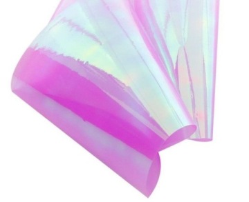 slay FOLIA EFEKT SZKŁA GLASS FOLIE SZKŁO pink róż