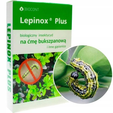 DUŻE OPAKOWANIE LEPINOX PLUS ŚRODEK NA ĆMĘ BUKSZPANOWĄ I GĄSIENICE 30G 15L