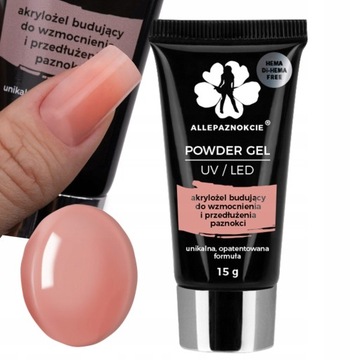 AKRYLOŻEL BUDUJĄCY ACRYLGEL FLEXY POWDER GEL PUDDING 15 g