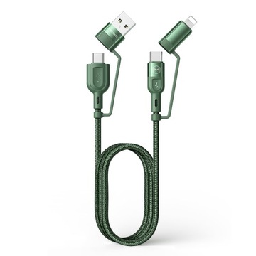 Szybkie Ładowanie przewód Kabel USB type-C 8 pin Power Delivery 3A 60W 1,2m