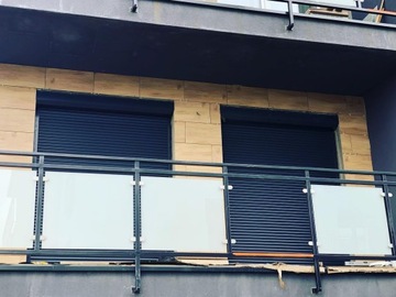 Противовзломные наружные рольставни.