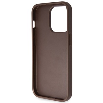 КОРИЧНЕВЫЙ ЧЕХОЛ GUESS ДЛЯ APPLE IPHONE 15 PRO MAX 6.7 CROSSBODY 4G С МЕТАЛЛИЧЕСКИМ ЛОГОТИПОМ