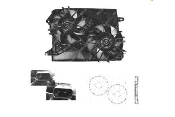 ВЕНТИЛЯТОР РАДИАТОРА CHRYSLER 300C 09 04-12 10 NRF