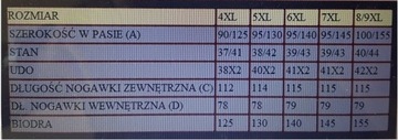 OCIEPLANE MIŁYM MESZKIEM SPODNIE roz. 7XL POPIEL