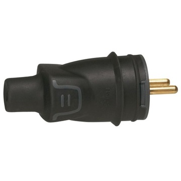 Wtyczka gumowa 2P+Z 16A IP44 zaciski Legrand 50114
