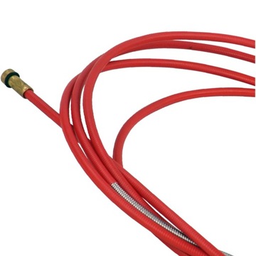 WKŁAD spiralny CZERWONY 4m 1.0 mm do Uchwytu spawalniczego Spawarka MIG