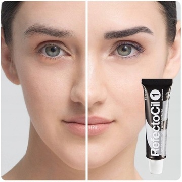 Черный гель для бровей и ресниц,