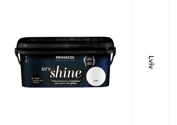 LETS SHINE 2l dekoracja farba z brokatem LVIV
