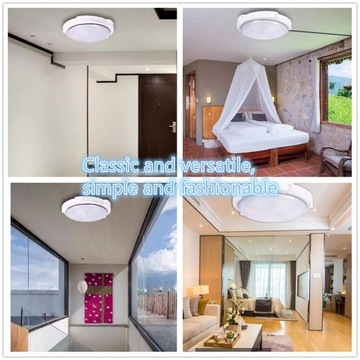 Nordic wewnętrzna lampa sufitowa solarna lampa wisząca na korytarzu 45W 50 koralików do lampy