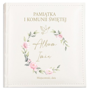 ALBUM Zdjęcia KOMUNIĘ ŚWIĘTĄ PERSONALIZOWANY WZORY