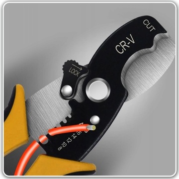 МНОГОФУНКЦИОНАЛЬНЫЕ ЩИПЦЫ ДЛЯ РЕЗКИ И СНЯТИЯ ИЗОЛЯЦИИ КАБЕЛЯ 180 ММ