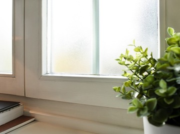 Folia Bezklejowa Szroniona Okleina Statyczna Na Okno DIY Wzór Szkło Mrożone