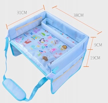 ПОДНОС ДЕТСКИЙ АВТОМОБИЛЬНЫЙ ПУТЕШЕСТВЕННЫЙ СТОЛИК РОЗА