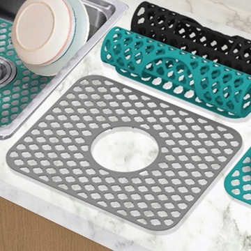 Защитная сетка для раковины, силиконовый коврик для раковины