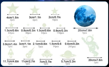 ФЛУОРЕСЦЕНТНЫЕ НАКЛЕЙКИ СВЕТЯЩИЕСЯ ЗВЕЗДЫ КОСМИЧЕСКОЙ ПЛАНЕТЫ ДЛЯ ПОТОЛОЧНОЙ СТЕНЫ