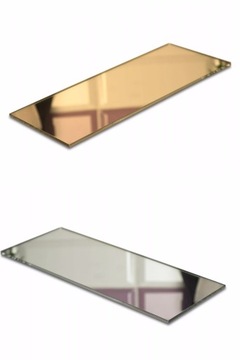 Tabliczka stół Słodki Stół wesele impreza biała plexi złote srebrne lustro