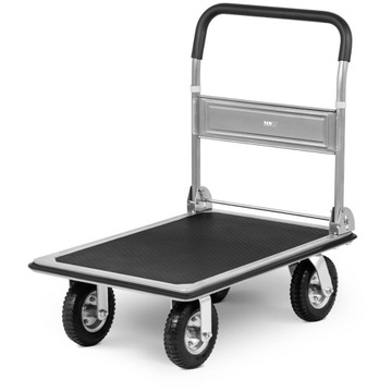 STALOWY WÓZEK TRANSPORTOWY PLATFORMA 80x60cm 300kg