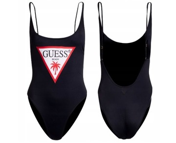 Guess strój kąpielowy jednoczęściowy czarny rozmiar XS