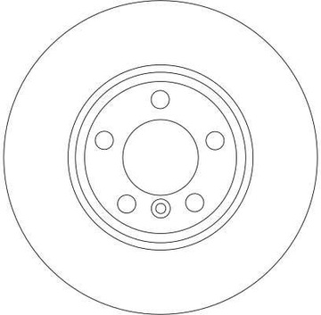 TRW DF4361 Тормозной диск (1 шт.)