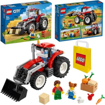 Klocki LEGO City 60287 Traktor + Torba Prezentowa LEGO