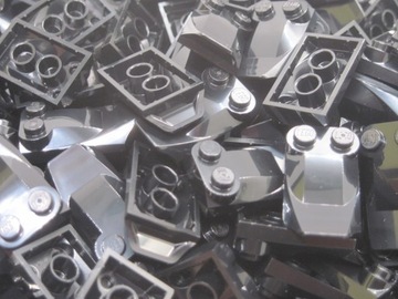 LEGO 47456 Czarny Slope 3x2x2/3 47456 10szt