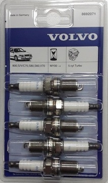 ŚWIECE ZAPŁONOWE KOMPLET VOLVO 8692071 ORYGINALNE