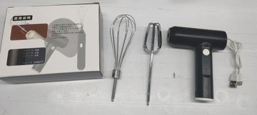 РУЧНОЙ МИКСЕР КУХОННЫЙ ПРОЦЕССОР ЭЛЕКТРИЧЕСКИЙ ВЕНЧИК TURBO BOOST USB 1200 мАч