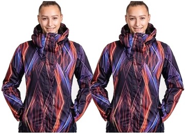 DAMSKA KURTKA NARCIARSKA ZIMOWA SNOWBOARDOWA OCIEPLANA MEMBRANA NARTY S