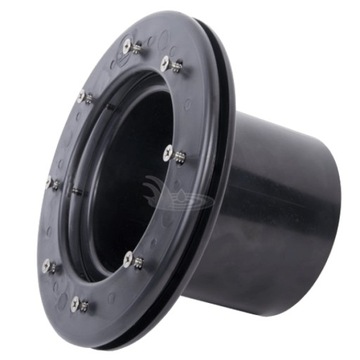 Szczelne łączenie rury z folią w oczku wodnym 40mm
