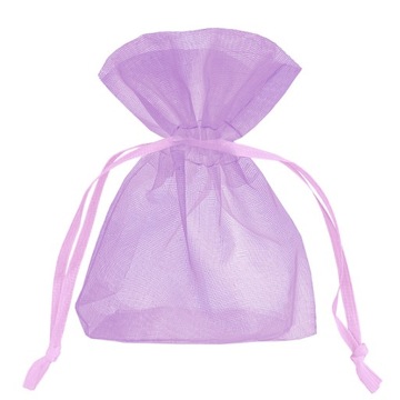 Красные мешочки из органзы 10х15 см, большие 10 шт.