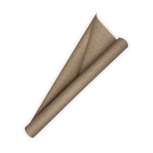 Folia Florystyczna KROPKI MAK JASNY BEŻ 50cm/9y Papier do pakowania