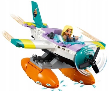 LEGO FRIENDS 41752 Набор «Спасательный гидроплан» «Кит» на водном самолете 6+