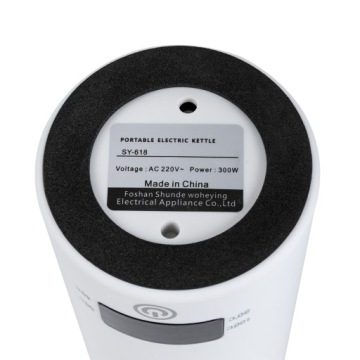 ЭЛЕКТРИЧЕСКИЙ ЧАЙНИК TRAVEL 220 В, 300 ВТ, 500 МЛ, БЕЛЫЙ С ЖК-дисплеем