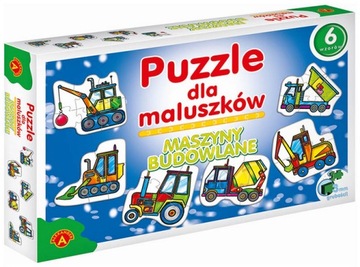 Alexander Puzzle Maszyny Budowlane 27 elementów