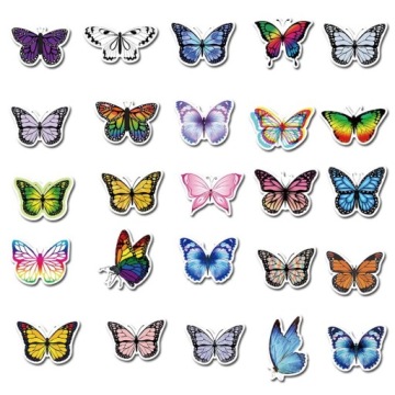 НАКЛЕЙКИ MIX BUTTERFLY НАКЛЕЙКИ ДЛЯ ВЕЛОСИПЕДА 50 шт. ВАРИАНТЫ