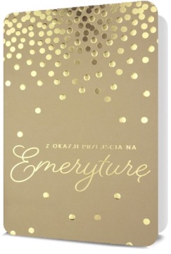 KARTKA Z OKAZJI PRZEJŚCIA NA EMERYTURĘ HM 2565