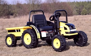 ТРАКТОР С ПРИЦЕПОМ-АККУМУЛЯТОРОМ, 2 ДВИГАТЕЛЯ ПО 45 ВТ